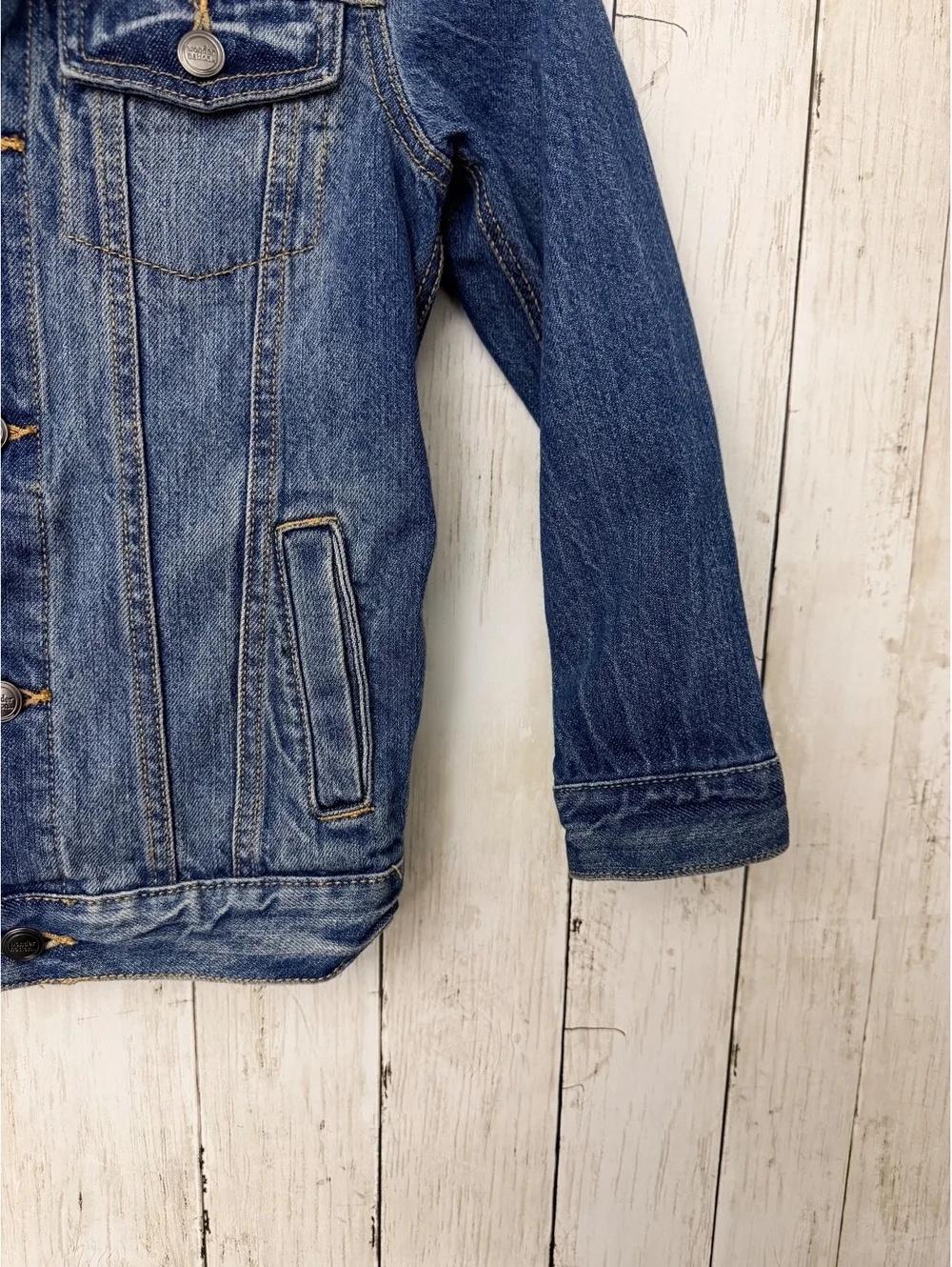 Wonder Nation Women Regular S (6/7) Denim Jacket Cotton